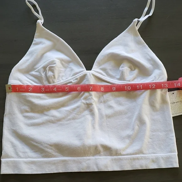Free People White Bralette/Cami - Picture 4 of 5